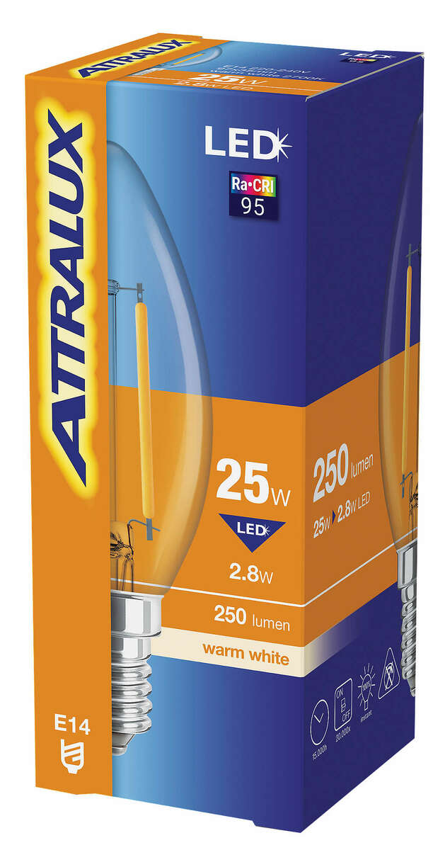 Bild 1 von ATTRALUX LED-Filament-Kerze E14