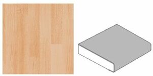 GetaLit Elements Küchenarbeitsplatte Buche, 4,1 x 0,6 m, 39 mm