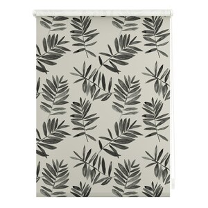 Lichtblick Rollo Klemmfix, ohne Bohren, blickdicht, Black Watercolor Branches - Schwarz