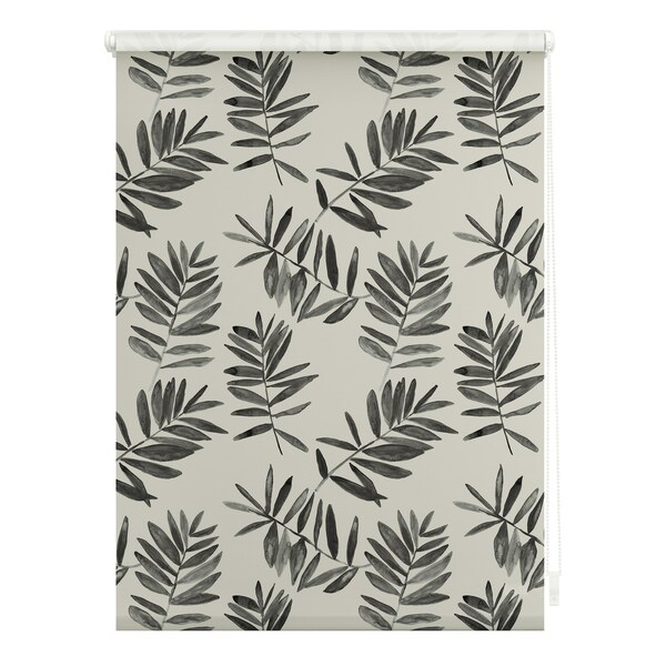 Bild 1 von Lichtblick Rollo Klemmfix, ohne Bohren, blickdicht, Black Watercolor Branches - Schwarz