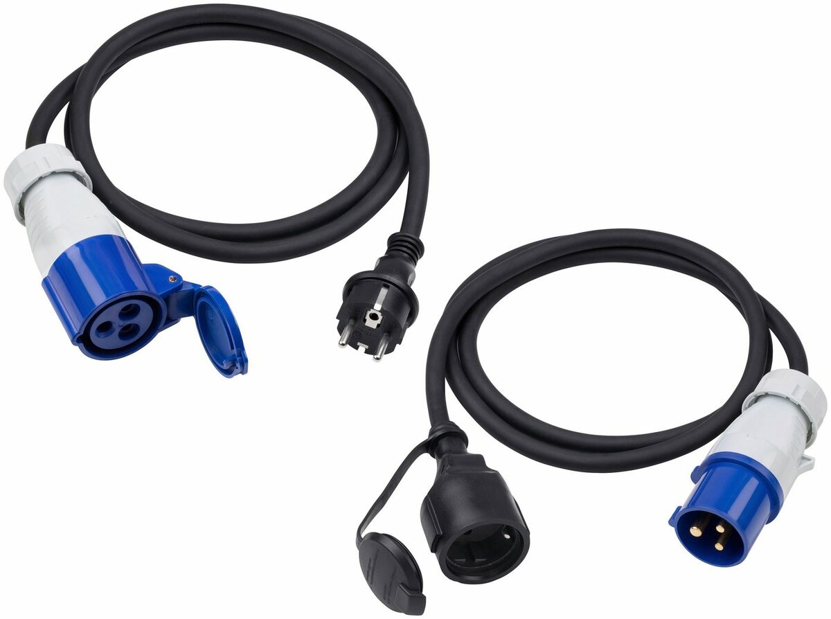 Bild 1 von meister Adapterkabel Stromkabel, (150 cm), 2 Stk.