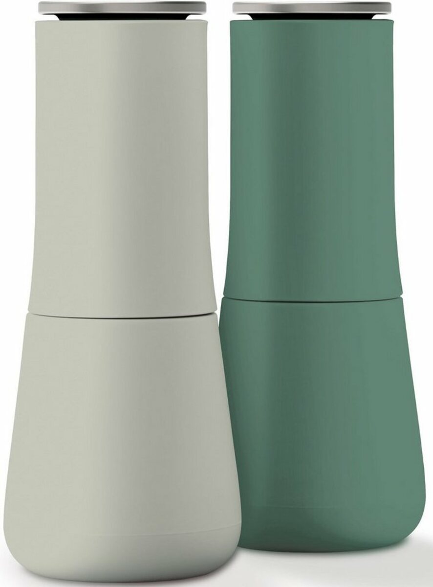 Bild 1 von Joseph Joseph Salz-/Pfeffermühle Milltop™ manuell, (2 Stück), Keramikmahlwerk
