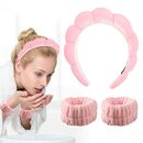 Bild 1 von Bekecidi 3 Stück Spa Stirnband Handgelenk Waschband Set Make