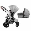 Bild 1 von Blij´r Sam grau 2in1 Luxus Kombi Kinderwagen 360 Grad drehbar Buggy Baby Babyschale Sportbuggy