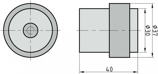 Bild 3 von BASI TS 23 Boden Türstopper