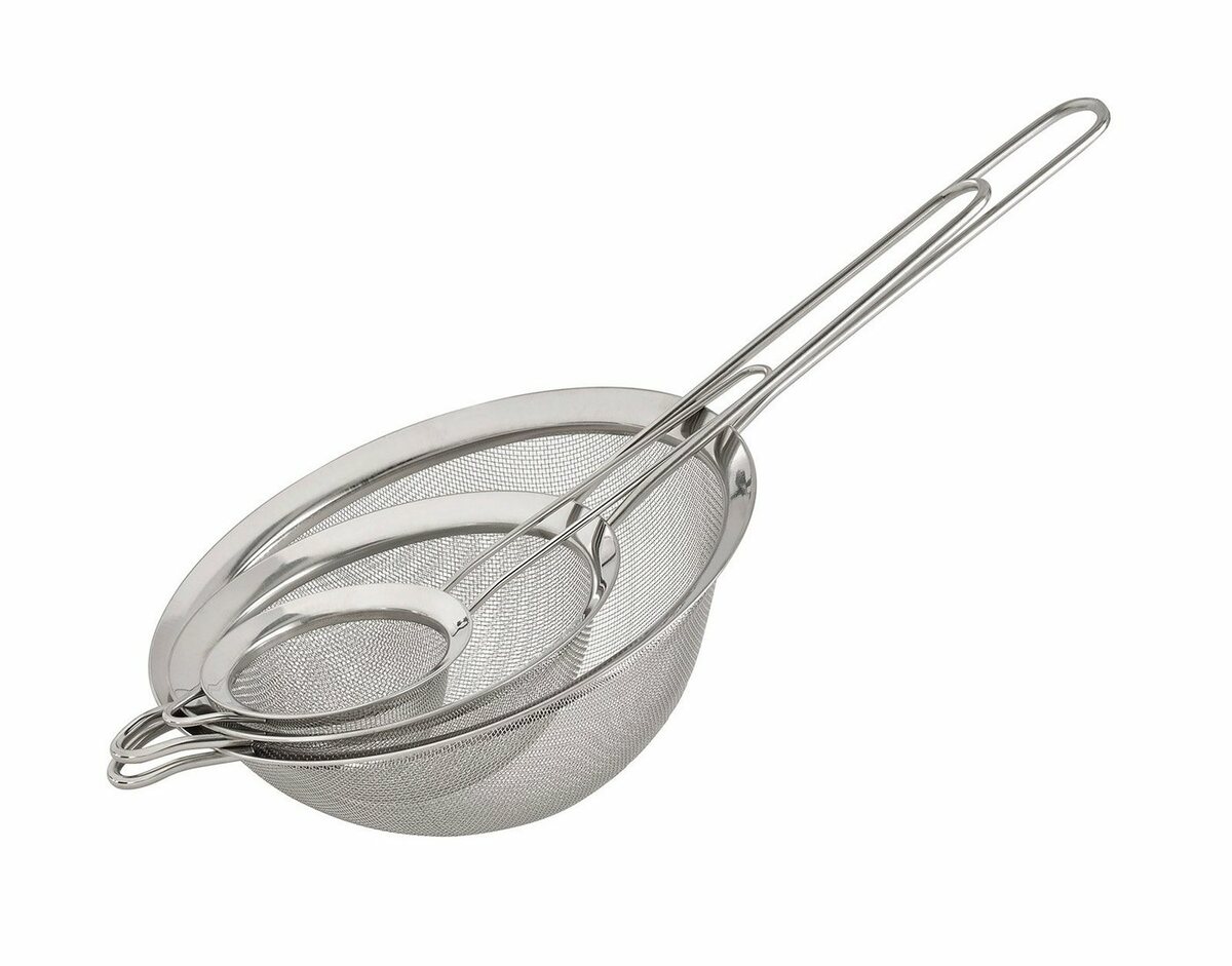 Bild 1 von APS Passiersieb, Edelstahl, (Set, 3-St), zum Verarbeiten von Speisen, da Material geruch- und geschmacklos ist