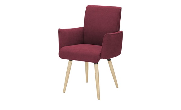Bild 1 von Armlehnstuhl  mit Griff rot Maße (cm): B: 63 H: 91 T: 62 Stühle