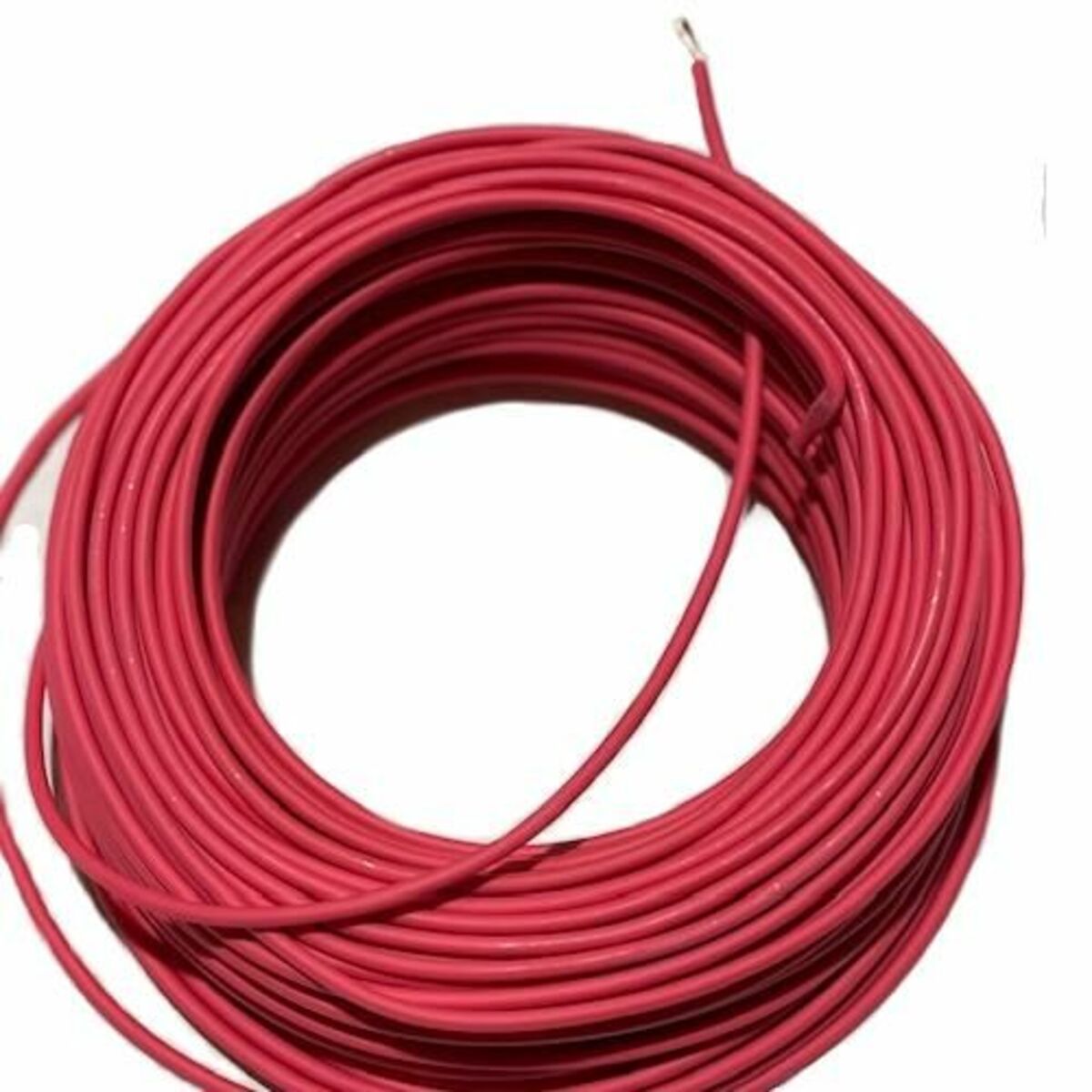 Bild 1 von Vago-Tools Batteriekabel H07V-K 4 mm² Stromkabel PVC Rot 5m