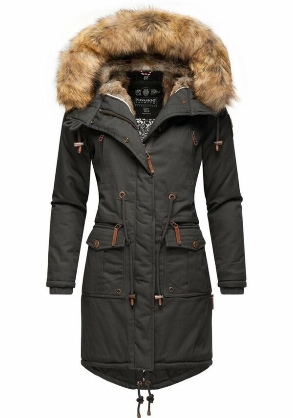 Bild 1 von Navahoo Wintermantel Rosinchen stylischer Damen Winter Baumwollparka mit Kunstfell