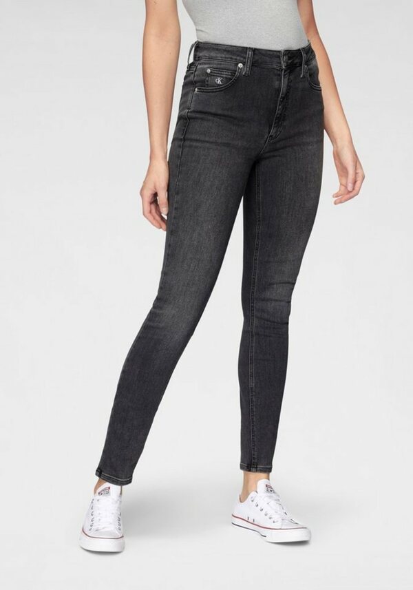 Bild 1 von Calvin Klein Jeans Skinny-fit-Jeans CKJ 010 HIGH RISE SKINNY mit CK Monogramm Stickerei