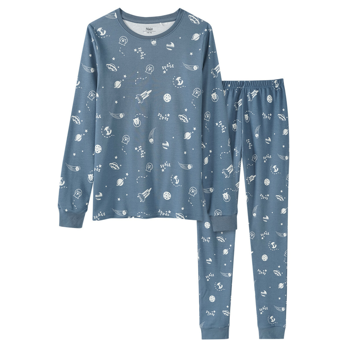 Bild 1 von Kinder Schlafanzug Print leuchtet im Dunkeln