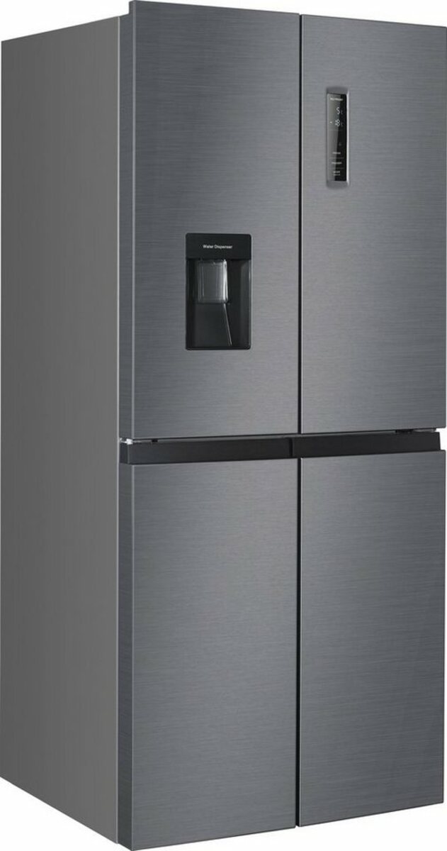 Bild 1 von Hanseatic Multi Door HCDB18080DWDI, 180 cm hoch, 79 cm breit, NoFrost, Wasserspender, Display, Türalarm