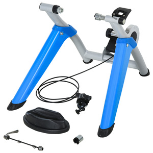 HOMCOM Rollentrainer Fahrradtrainer mit Magnetbremse für 650C, 700C/26"-29"