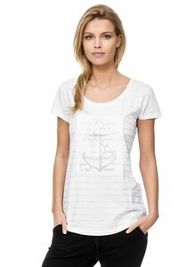 Decay T-Shirt mit maritimem Anker-Print