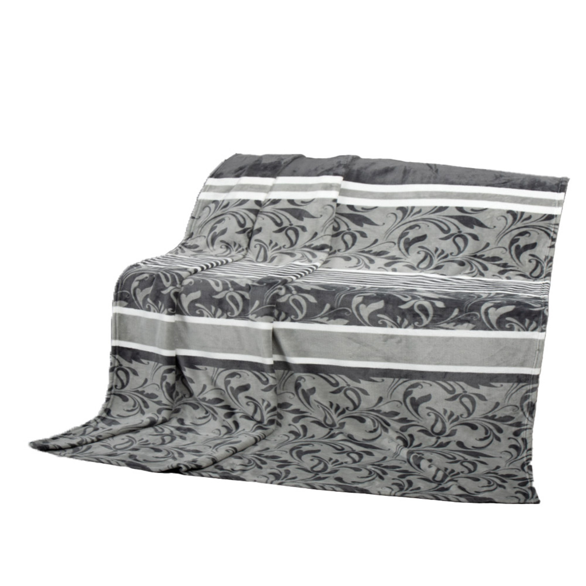 Bild 1 von Dreamtex Kaschmirtouch-Decke, ca. 150 x 200 cm - Ornament Streifen