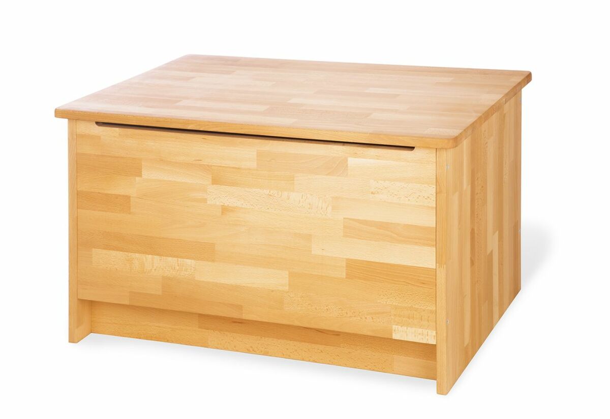 Bild 1 von Pinolino Truhe, Buche geölt Holzkiste Holztruhe
