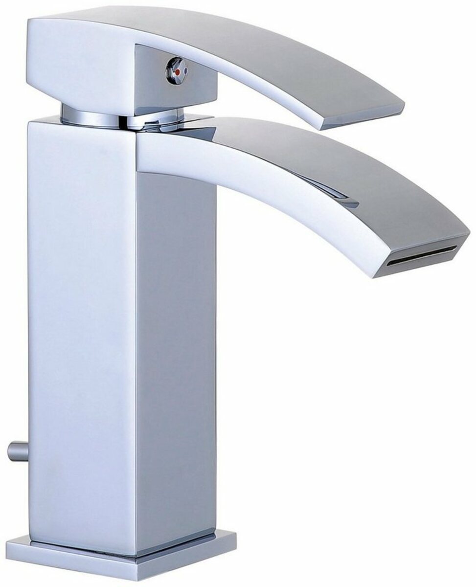 Bild 1 von Eisl Waschtischarmatur WATERFALL Waschtischarmatur mit Zugstange, Wasserhahn Bad mit Wasserfall