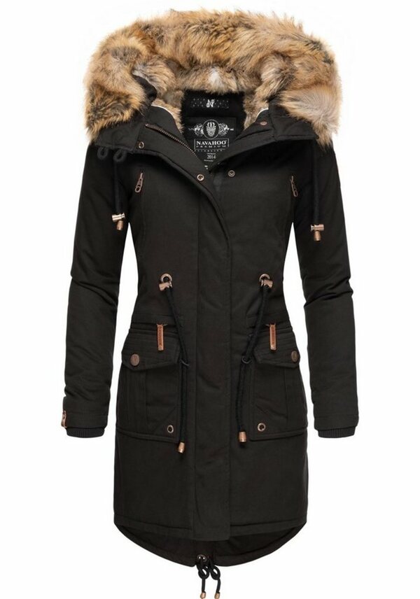 Bild 1 von Navahoo Wintermantel Rosinchen stylischer Damen Winter Baumwollparka mit Kunstfell