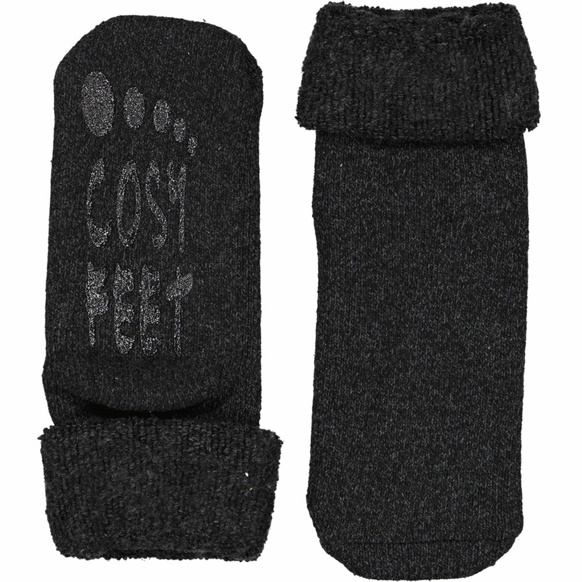 Bild 1 von Damen Haussocken, Schwarz, 35/38