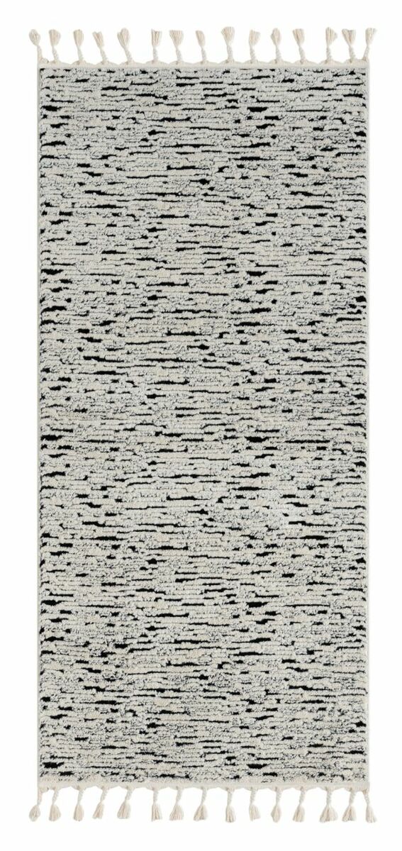 Bild 1 von Teppich Moroccan Balance, 100 cm x 200 cm, Farbe schwarz, rechteckig, Florhöhe 19mm