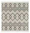 Bild 1 von Teppich Moroccan Heaven, 240 cm x 240 cm, Farbe weiß, rund, Florhöhe 19mm