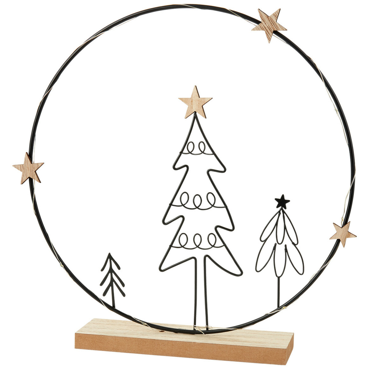 Bild 1 von Deko-Aufsteller Ring mit LED-Beleuchtung