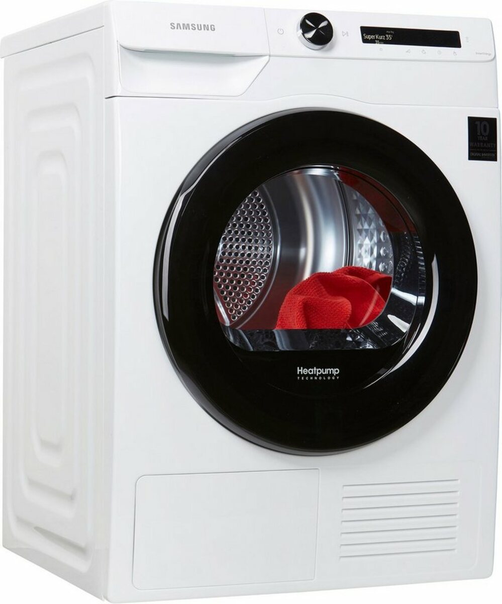 Bild 1 von Samsung Wärmepumpentrockner DV90T5240AW/S2, 9 kg, Knitterschutz