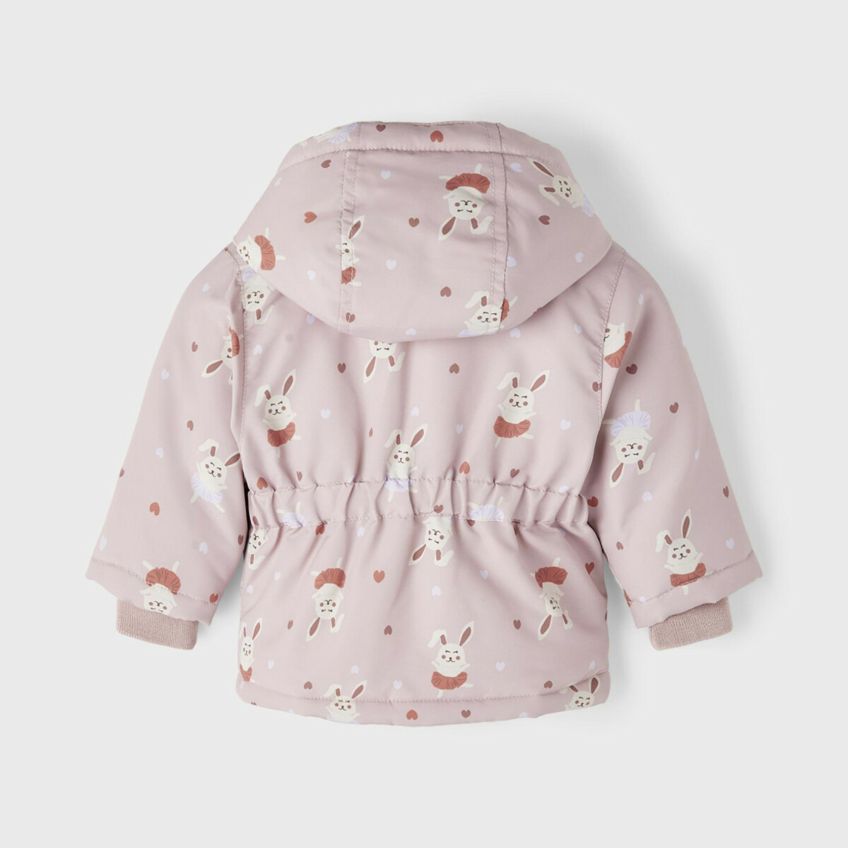 Bild 2 von Mädchen Winterjacke mit abnhembarer Kapuze und Hasen-Print