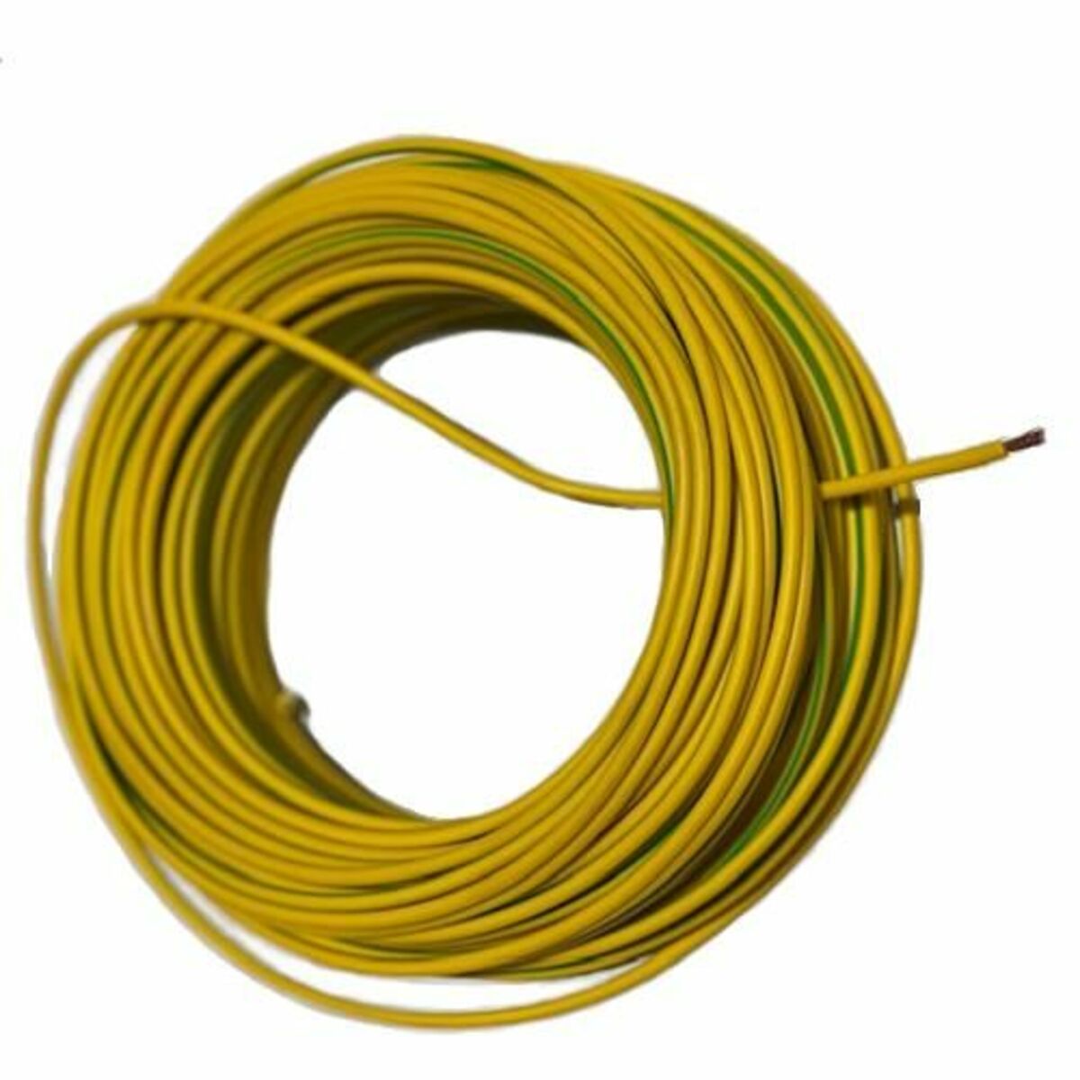 Bild 1 von Vago-Tools Batteriekabel H07V-K16 mm² Stromkabel gelb-grün 10m