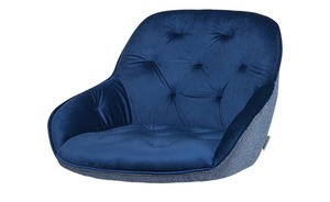 Sitzschale  Baldwin blau Holzwerkstoff gepolstert und bezogen Maße (cm): B: 54 H: 38,5 T: 56 Sonstiges Zubehör - Möbel Kraft