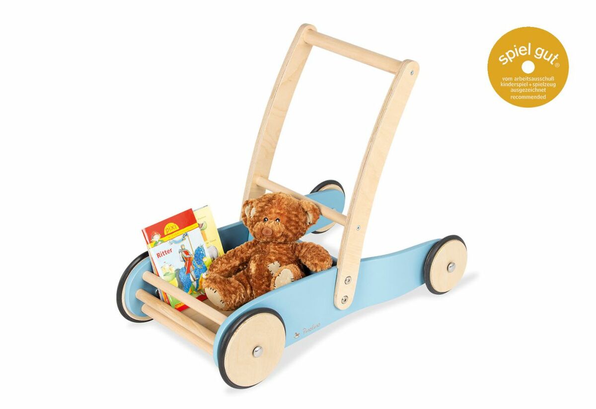 Bild 1 von Pinolino Lauflernwagen blau Kindergehhilfe Laufwagen