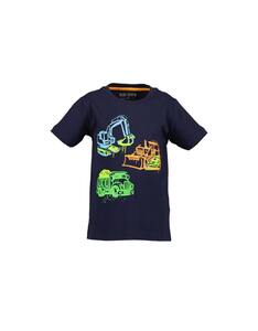 Blue Seven - Mini Boys T-Shirt mit Baustellenfahrzeug Druck