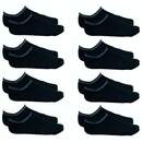 Bild 1 von Zecond Zkin 8 Paar Sneaker Socken Gr. 32 - 38 schwarz Sommersocken Füßlinge aus Baumwolle