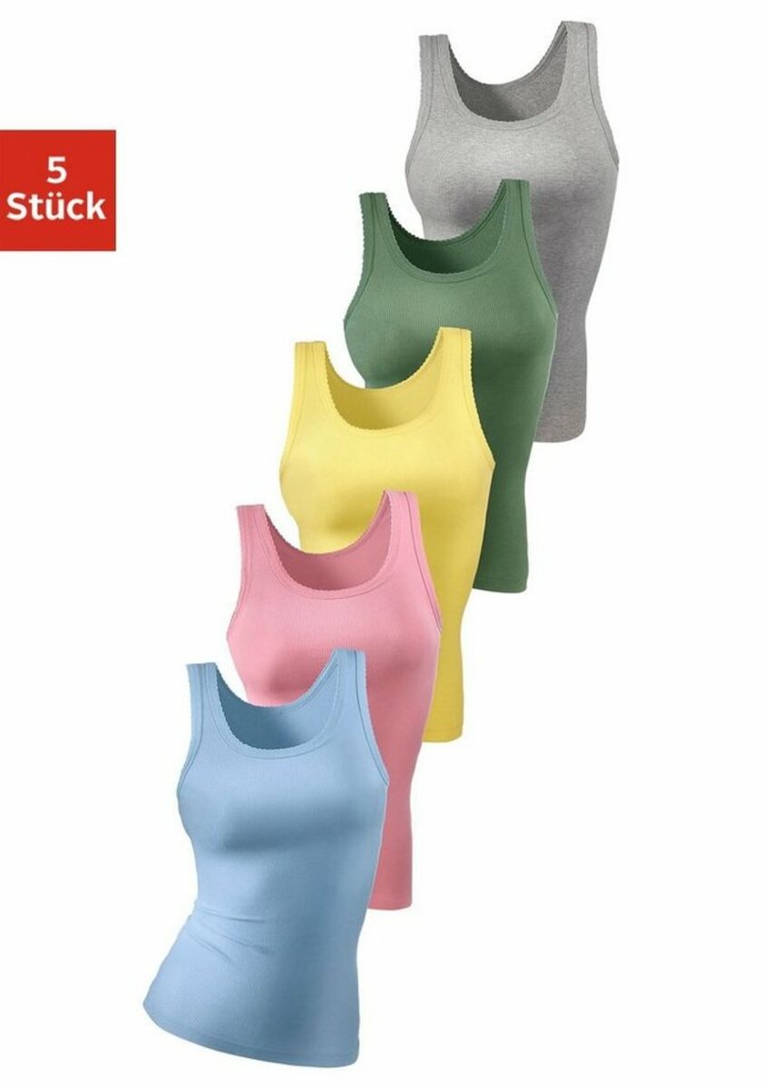 Bild 1 von petite fleur Unterhemd (Packung, 5-St) aus weicher Feinripp-Qualität