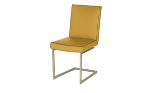 KOINOR Leder-Schwingstuhl  Sqare gelb Maße (cm): B: 46 H: 92 T: 61 Stühle