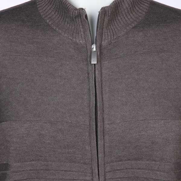 NO EXCESS / Herren-Strick / Cardigan 2 Coloured Melange
