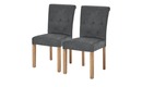 Bild 1 von Woodford Polsterstuhl  2er Set Messena grau Maße (cm): B: 46 H: 97 T: 54 Stühle