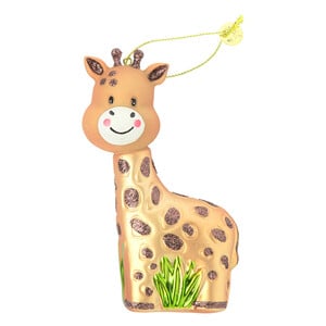 Baumschmuck Giraffe mit Glitzer