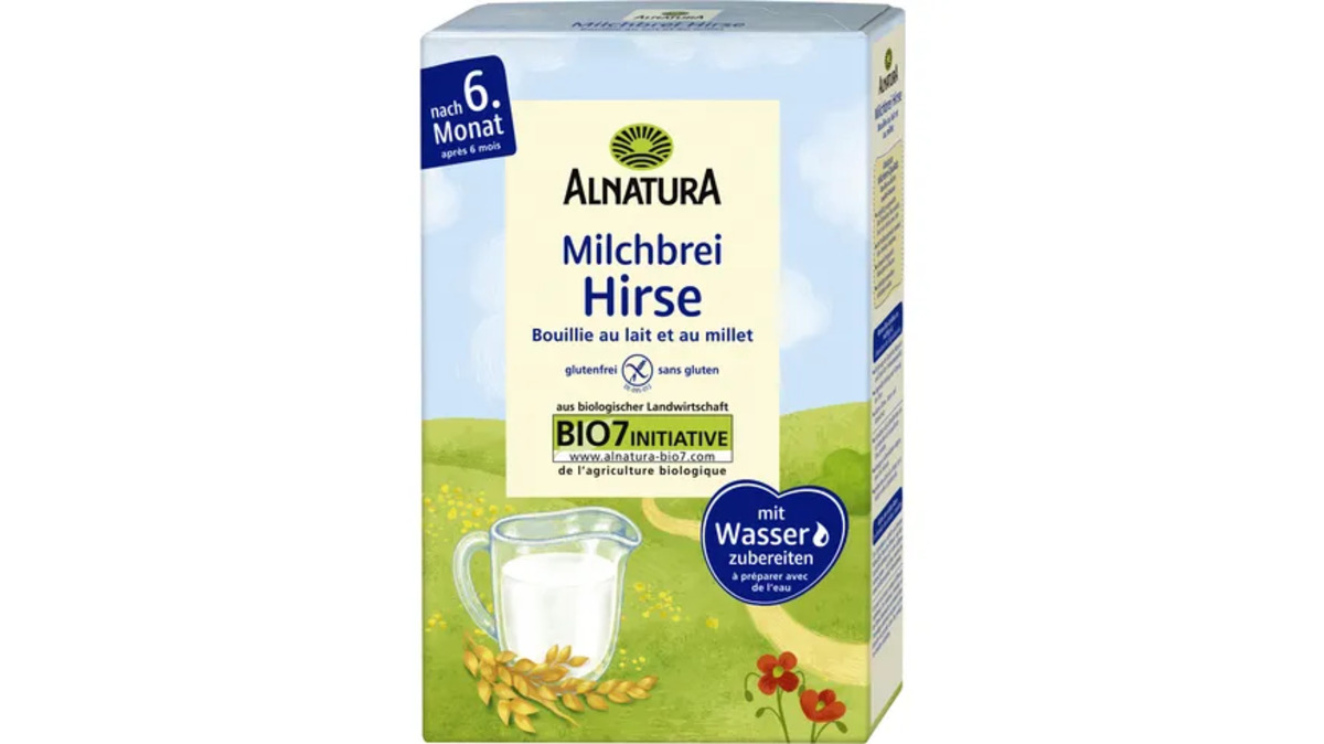 Bild 1 von Alnatura Bio Hirse-Milchbrei (nach 4. Mon.)