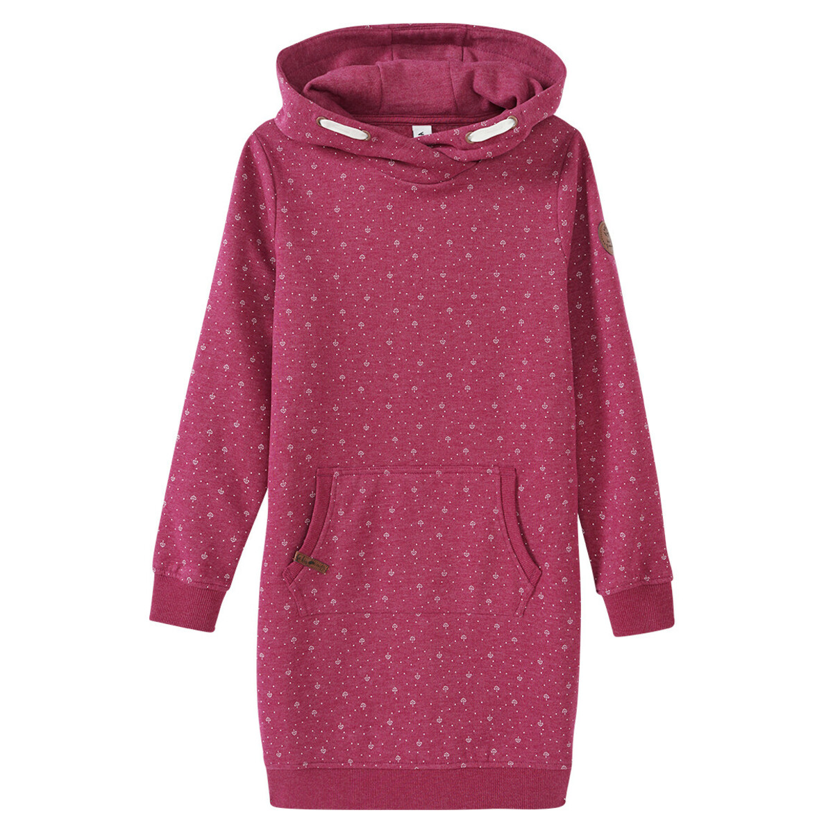 Bild 1 von Mädchen Sweatkleid mit Kapuze