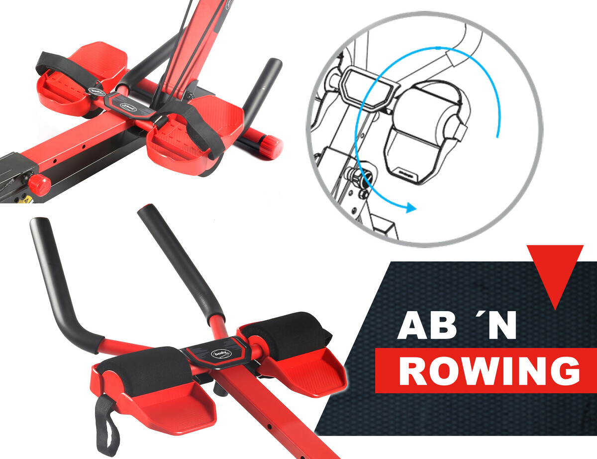 Bild 2 von Body Coach Multi-Fitnessgerät 3-in-1 Rudergerät Tube und AB Bauchmuskel-Trainer