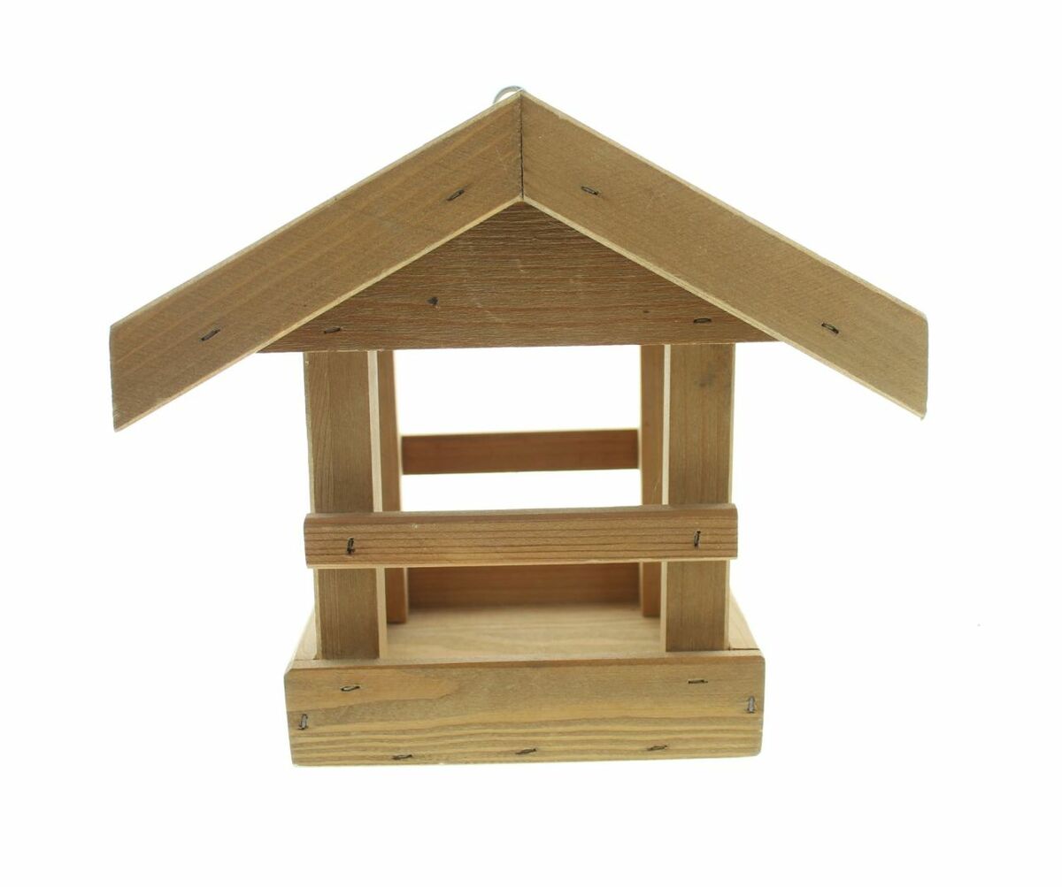 Bild 1 von HomeLiving Vogelfutterhaus "Päuschen", Holz Vogelhaus, Futterstelle Garten, Gartendeko