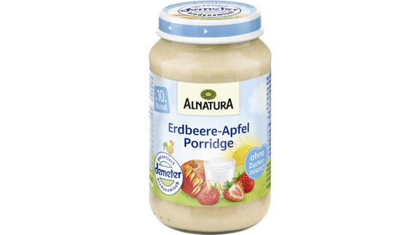 Bild 1 von Alnatura Bio Erdbeere-Apfel Porridge (Baby)