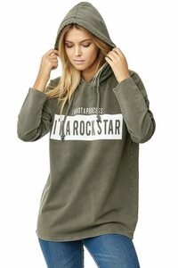 Decay Kapuzensweatshirt mit ROCKSTAR-Aufdruck