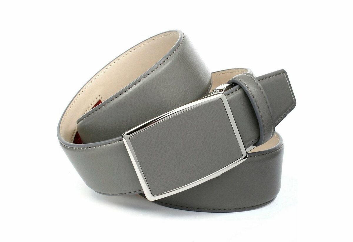 Bild 1 von Anthoni Crown Ledergürtel in Hirschprägung mit teilbezogener Schließe