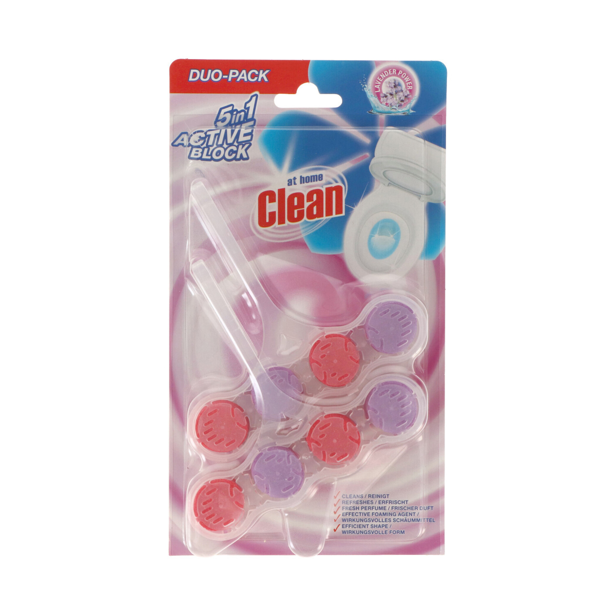 Bild 1 von WC-Block 5in1 'Lavendel Power' 2x45g