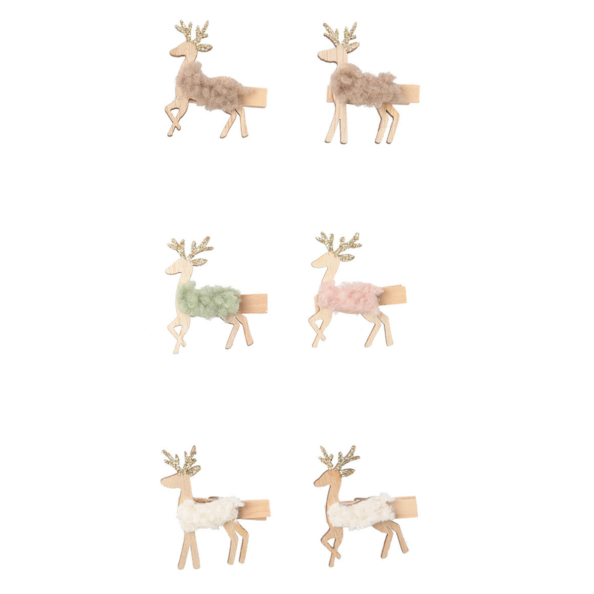 Bild 1 von 6 Deko-Clips mit Hirschen