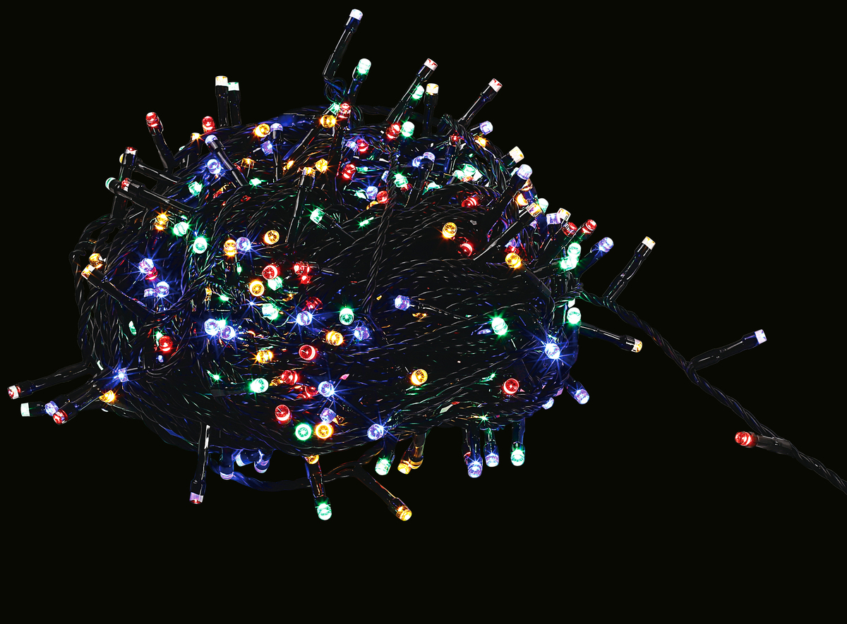 Bild 2 von HC Home & Living LED 600 Lichterkette bunt