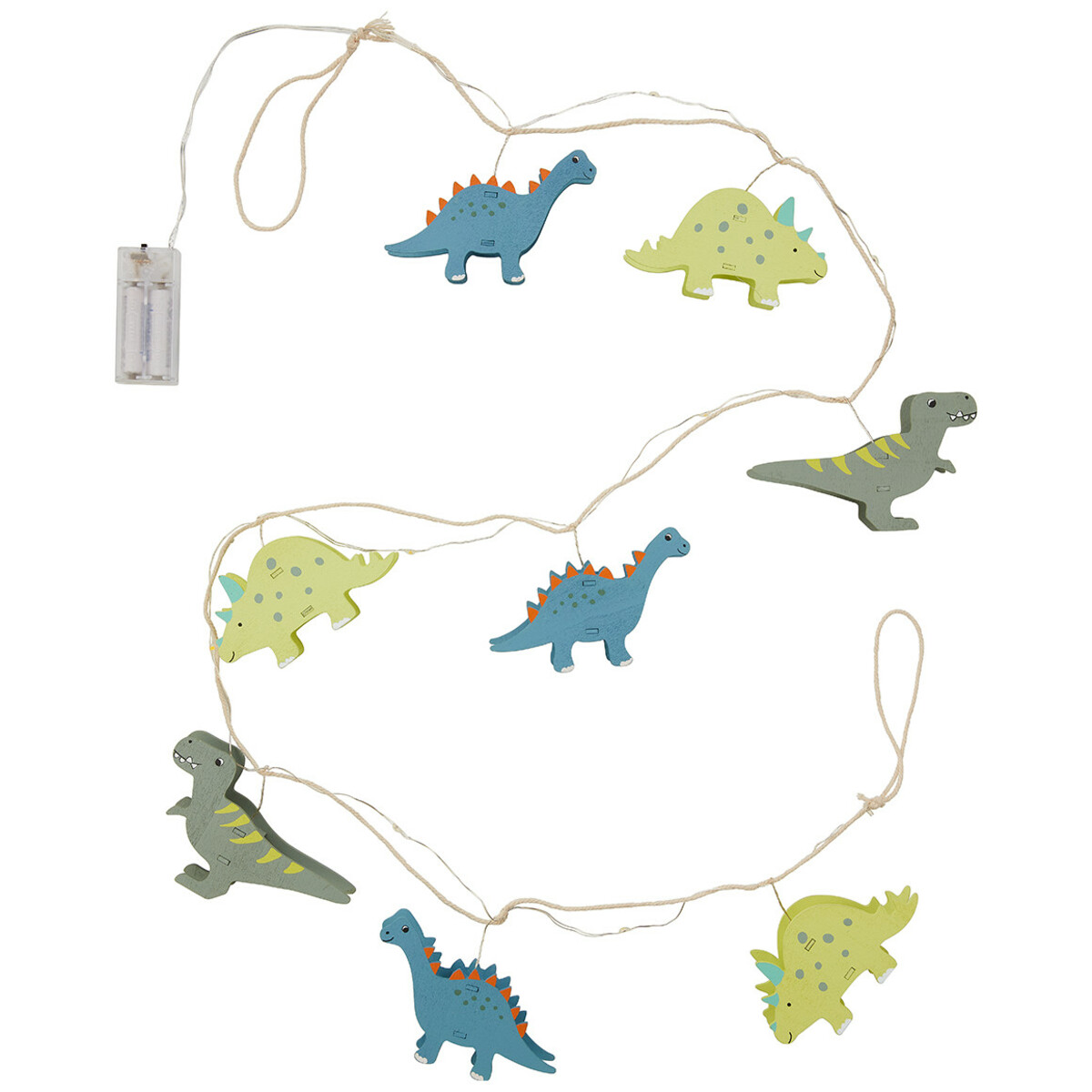 Bild 1 von LED Lichterkette mit 8 Anhängern aus Holz