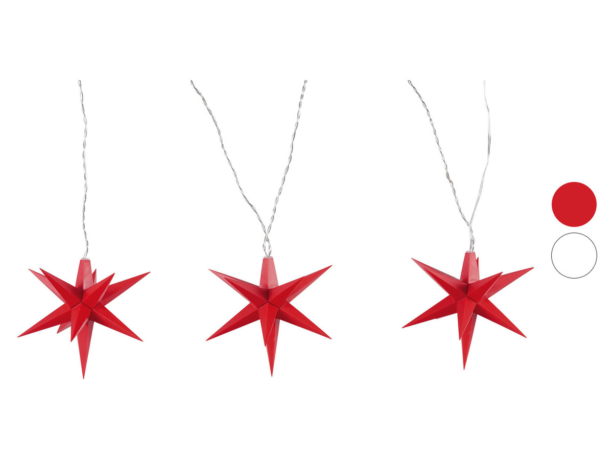 Bild 1 von LIVARNO home LED-3D-Sternenlichterkette, mit Timer